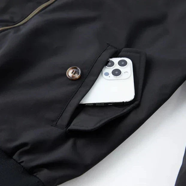 Harrington Jacket | Zipped Up | Autumn | Bomber Jacket | Men's Jacket-Southern-Taylor