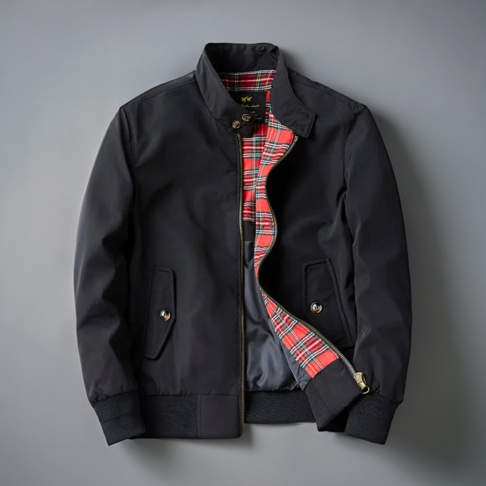 Harrington Jacket | Zipped Up | Autumn | Bomber Jacket | Men's Jacket-Southern-Taylor