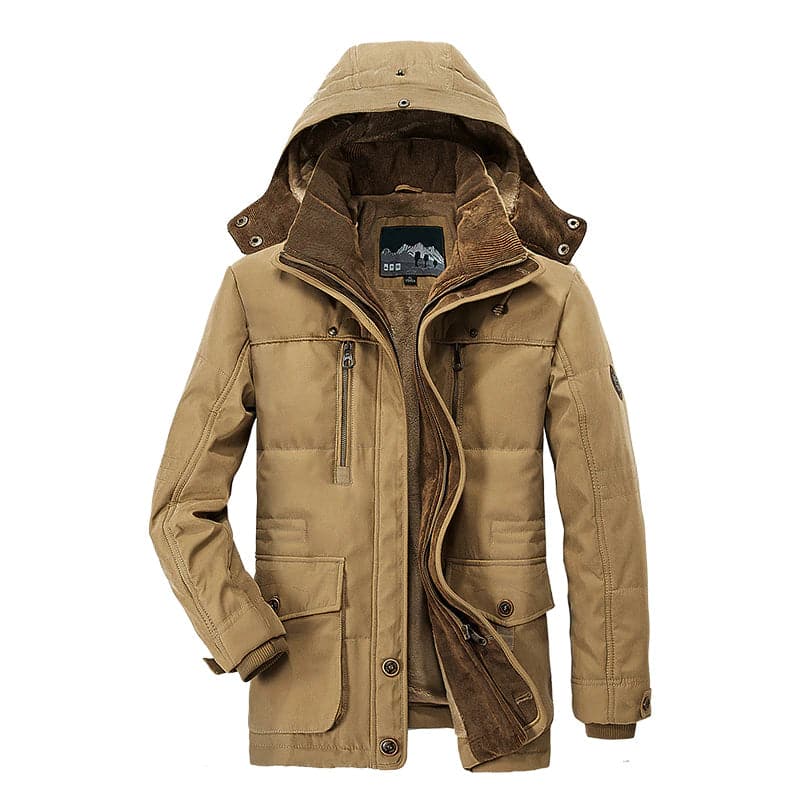 Winter Parka | Hooded | Fleece Lined | Snow Jacket | Male Winter Jackets