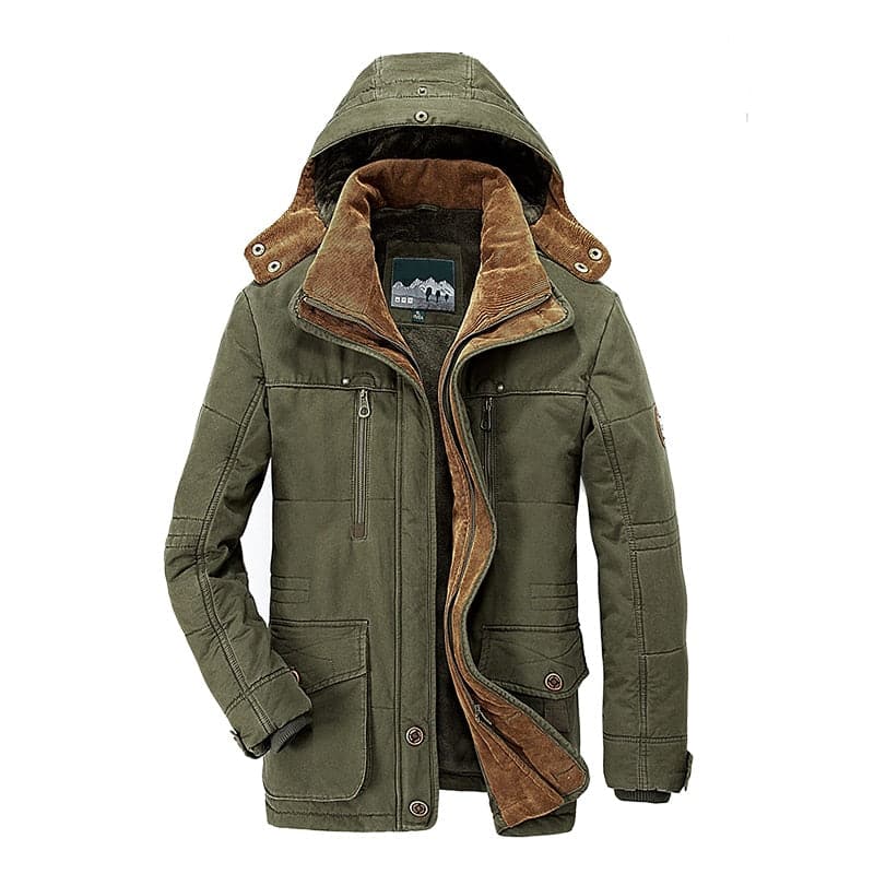 Winter Parka | Hooded | Fleece Lined | Snow Jacket | Male Winter Jackets