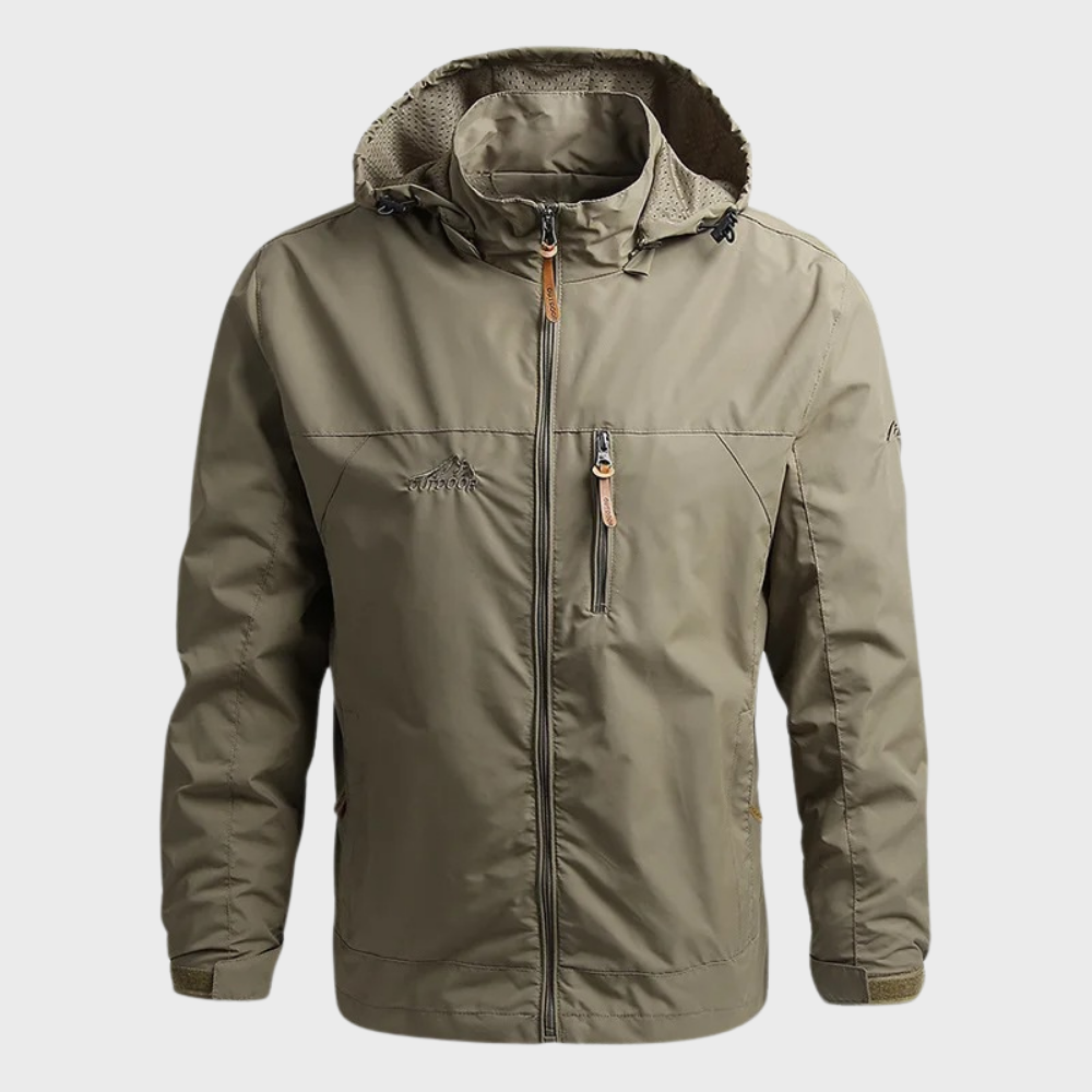 Windbreaker Jacket - Hooded - Outdoor - Waterproof Jacket - Men's Jacket