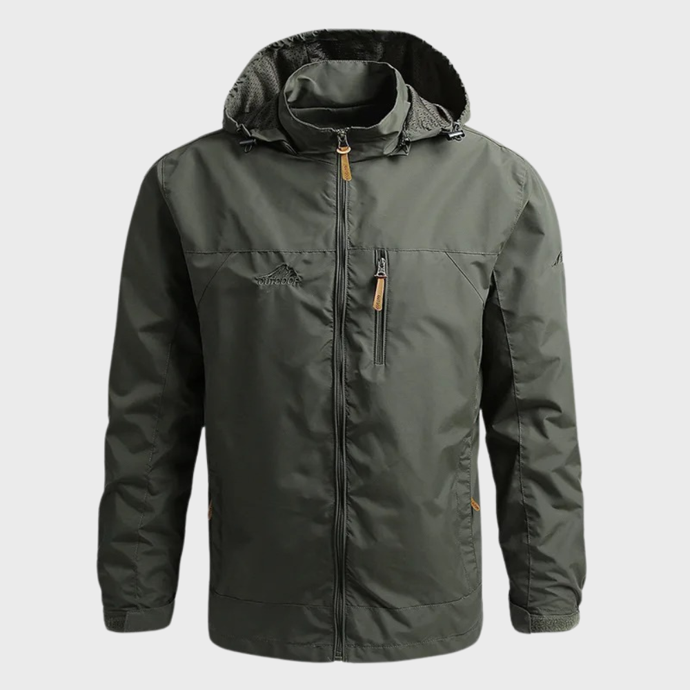 Windbreaker Jacket - Hooded - Outdoor - Waterproof Jacket - Men's Jacket