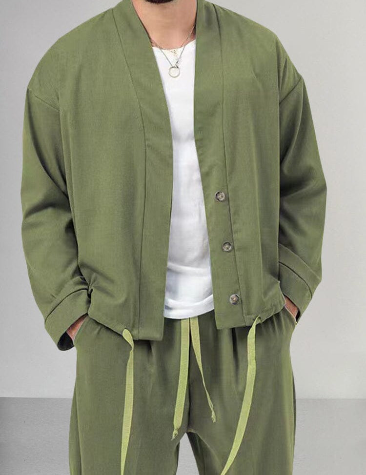 Herren-Kombi | Locker sitzend | Overshirt | Zweiteiliges Set | Herrenbekleidung-Chaps Herrenmode