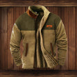 Fleece Jacket - Men's Warm Zip-Up Outdoor Winter Fleece Jacket