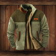 Fleece Jacket - Men's Warm Zip-Up Outdoor Winter Fleece Jacket