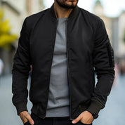 Bomber Jacket - Men's Casual Zip-Up Jacket