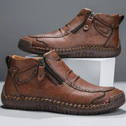 Leather Shoes - Non Slip - Orthopedic - Leather Boots - Men's Shoes