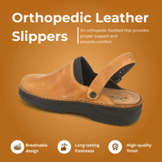 Clogs - Men's Orthopedic Platform Slip-On Mule Shoes