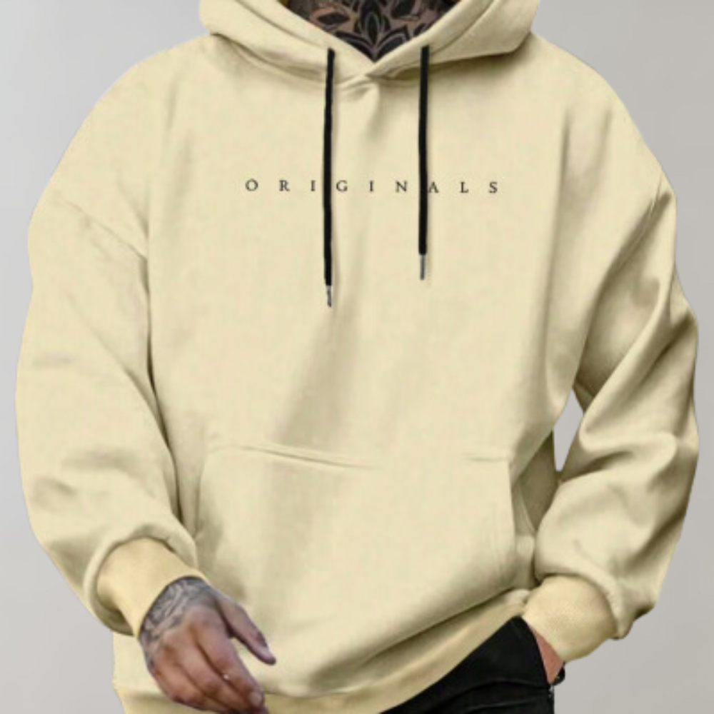 Hoodie - Men's Comfy Originals Pullover Hoodie with Pocket