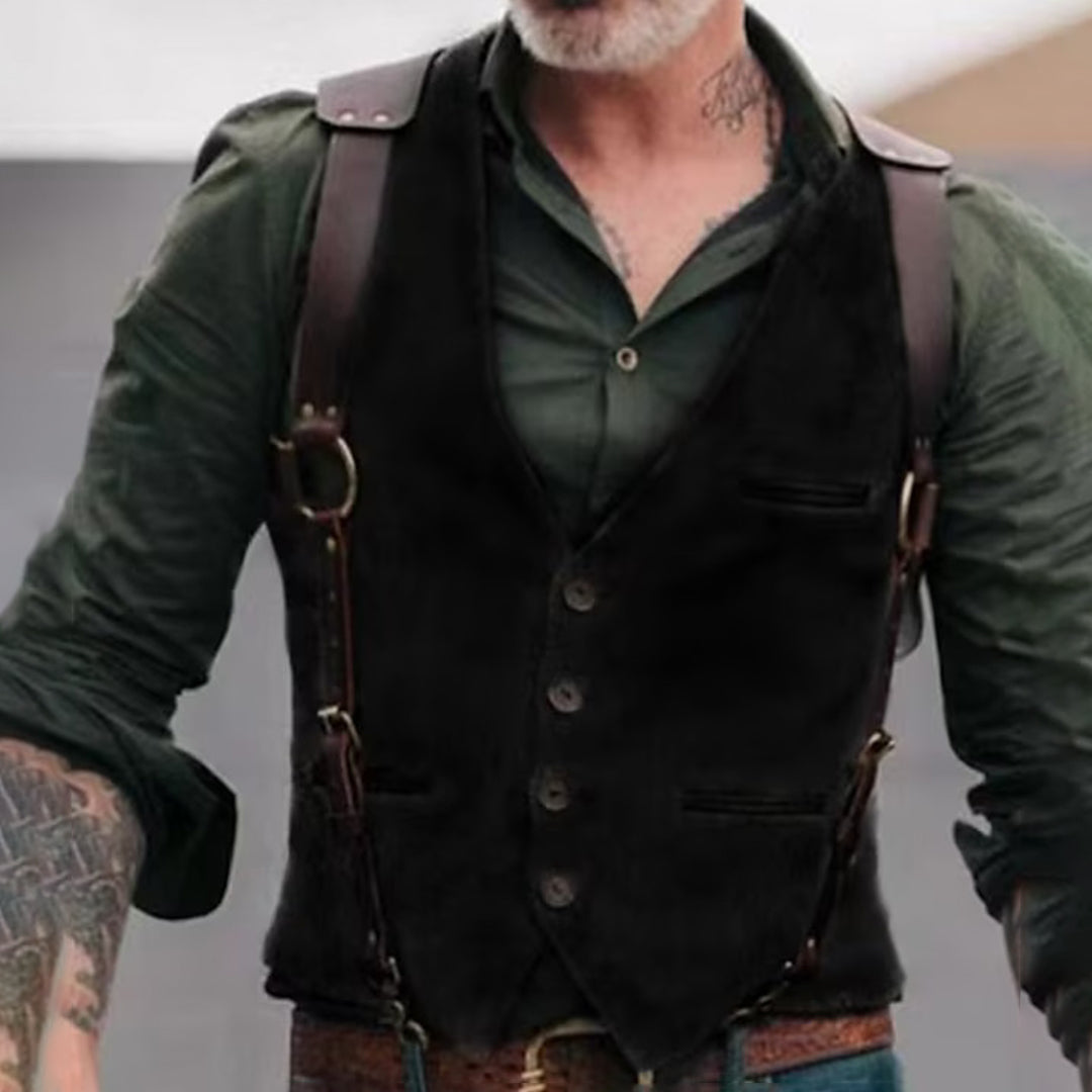 Men's Vest | Vintage | Single Breasted | Suit Vest | Men's Gilet