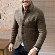 Tweed Jacket - Single Breasted - Pockets - Blazer Jacket - Men's Jacket