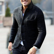 Tweed Jacket - Single Breasted - Pockets - Blazer Jacket - Men's Jacket