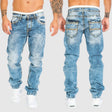 Loose Fit Jeans - Washed - Low Waist - Baggy Jeans - Men's Jeans