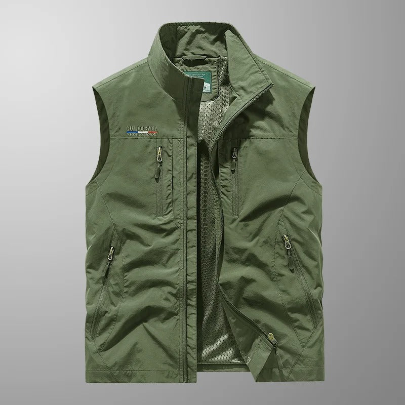 Bodywarmer - Men's Sleeveless Outdoor Zip-Up Vest