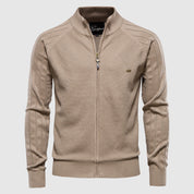 Zip-Up Sweater | Full Zip | Knitted | Zipper Cardigan | Men's Cardigan