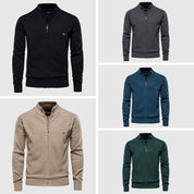 Zip-Up Sweater | Full Zip | Knitted | Zipper Cardigan | Men's Cardigan