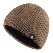 Men's Beanie - Warm - Fleece Lined - Knitted Beanie - Winter Hat