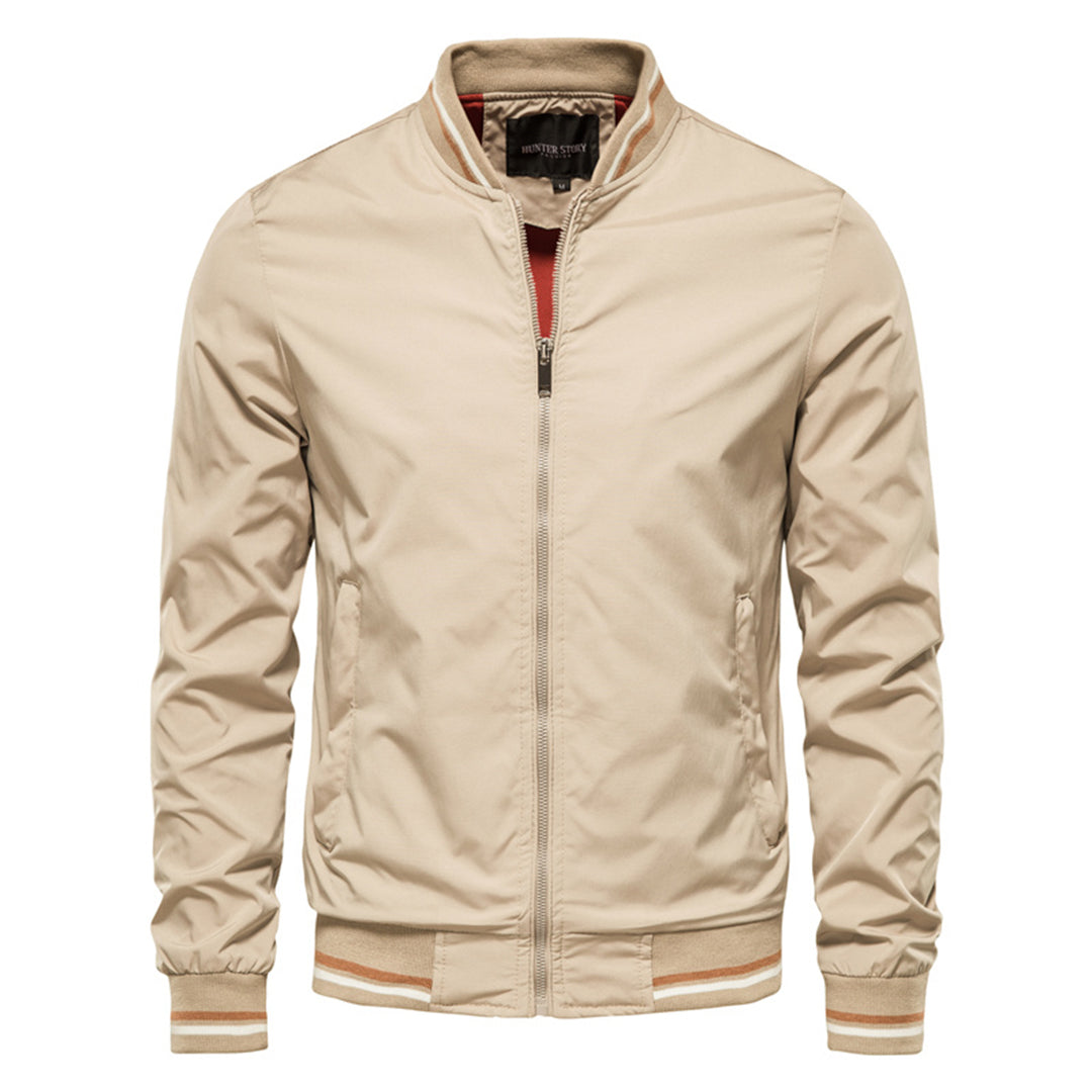 Bomber Jacket - Men's Windproof Zip-Up Summer Jacket