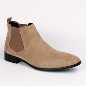 Chelsea Boots - Suede - Slip-On - Ankle Boots - Men's Boots