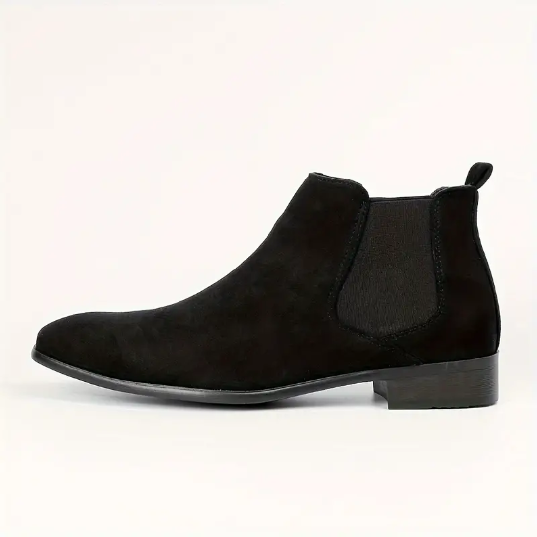 Chelsea Boots - Suede - Slip-On - Ankle Boots - Men's Boots