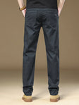 Chino Pants - Men's Regular Straight Leg Stretchy Chinos