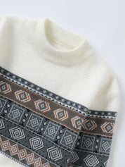 Winter Pullover | Crew Neck | Relaxed Fit | Knitted Jumper | Men's Sweater