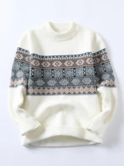 Winter Pullover | Crew Neck | Relaxed Fit | Knitted Jumper | Men's Sweater