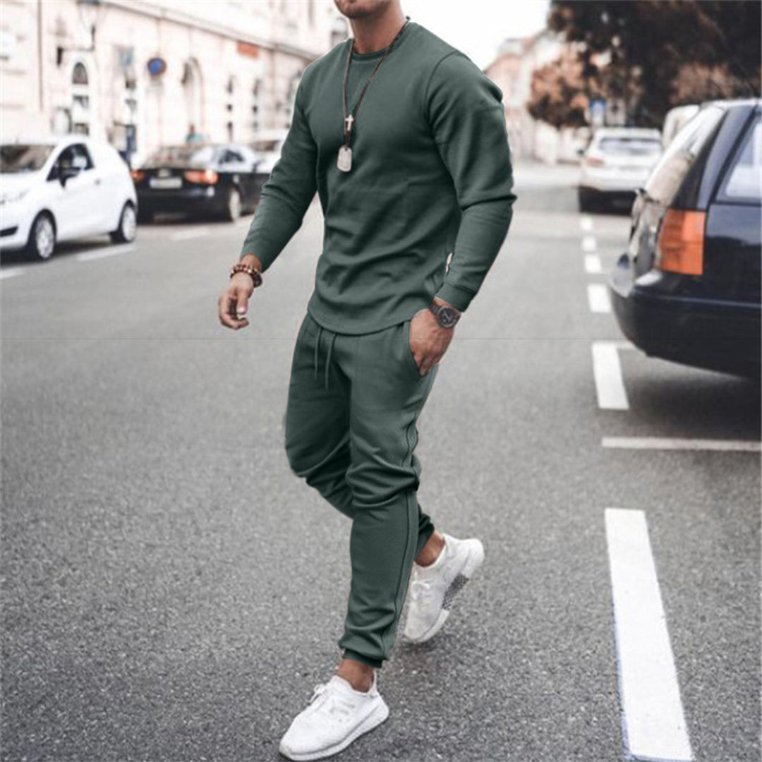 Sweatshirt and Jogger Set | Casual | Tracksuit | Two-Piece Set | Men's Clothing