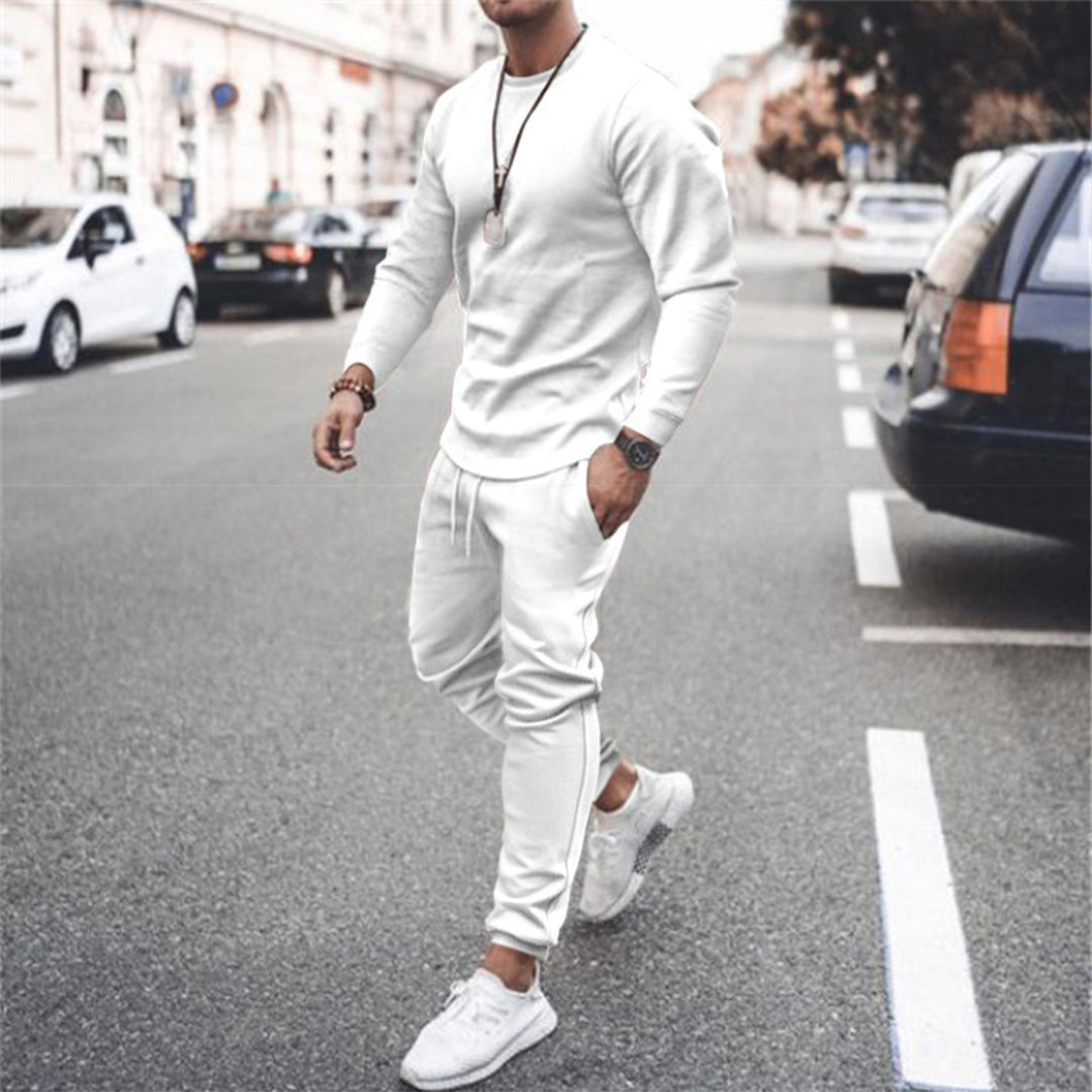 Sweatshirt and Jogger Set | Casual | Tracksuit | Two-Piece Set | Men's Clothing