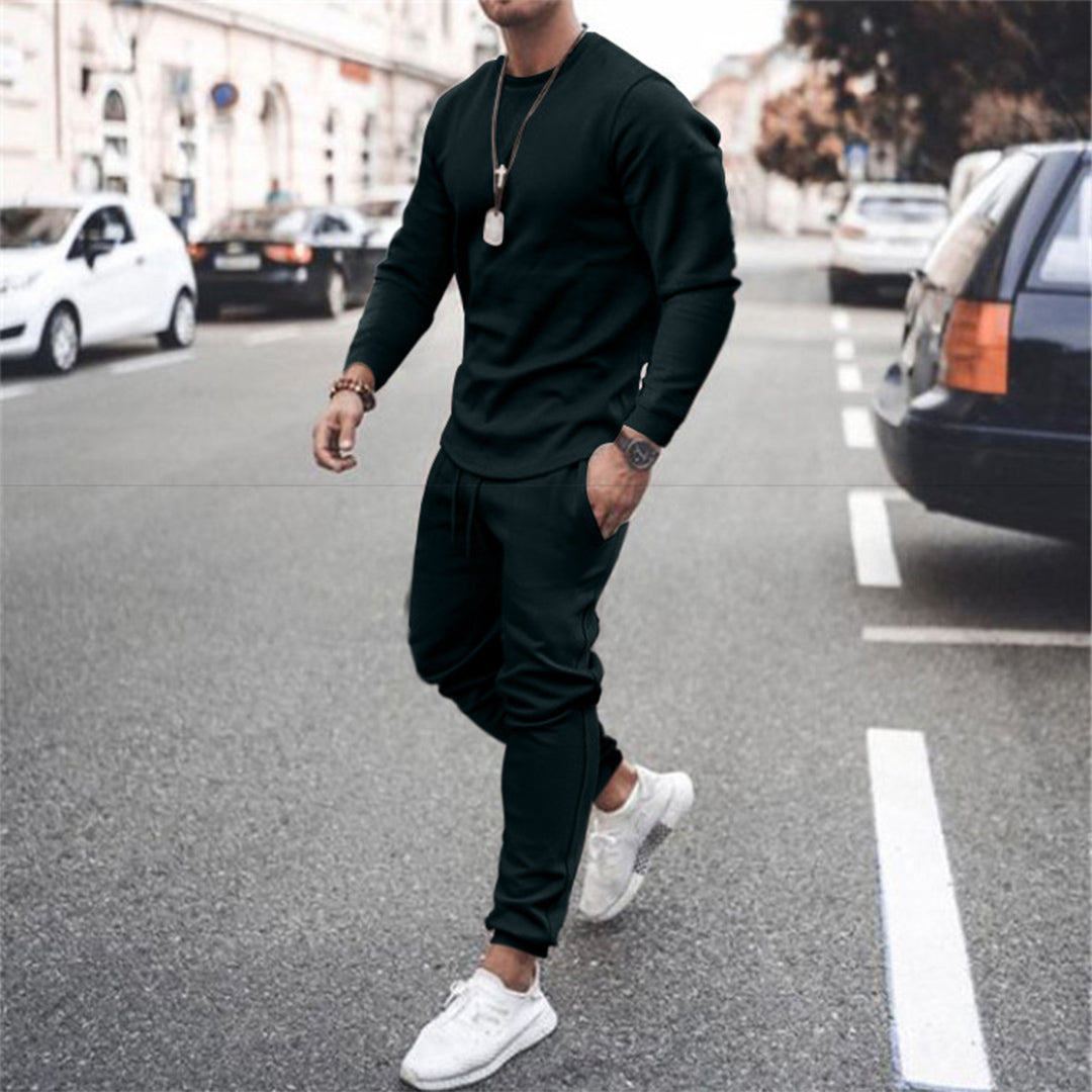 Sweatshirt and Jogger Set | Casual | Tracksuit | Two-Piece Set | Men's Clothing