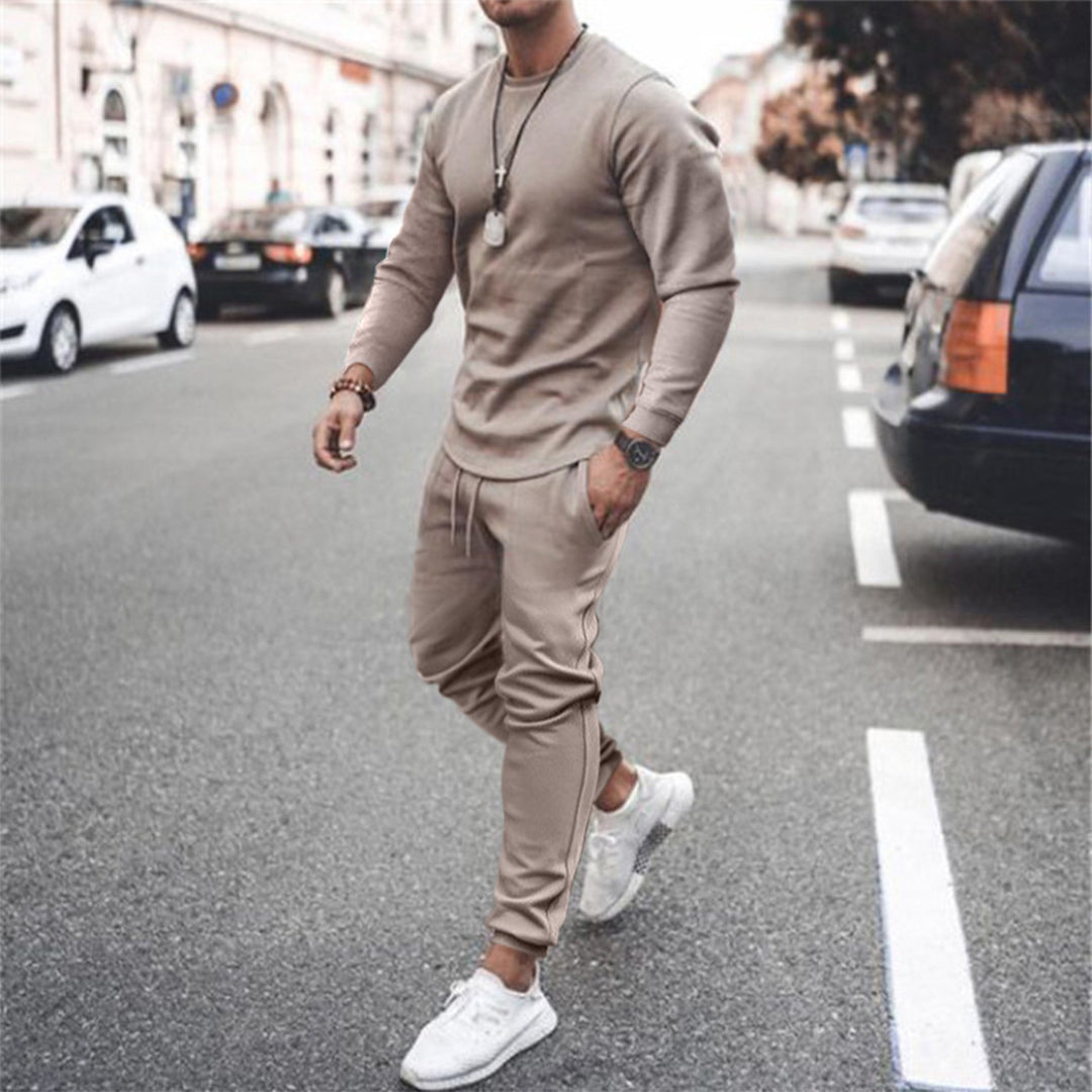 Sweatshirt and Jogger Set | Casual | Tracksuit | Two-Piece Set | Men's Clothing