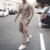 Sweatshirt and Jogger Set | Casual | Tracksuit | Two-Piece Set | Men's Clothing