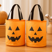 Halloween Bag - LED Lights - Trick or Treating - Pumpkin Bag - Halloween Decor