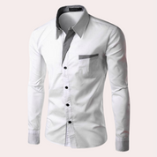 Dress Shirt | Slim Fit | Long Sleeve | Button-Up Shirt | Men's Shirt