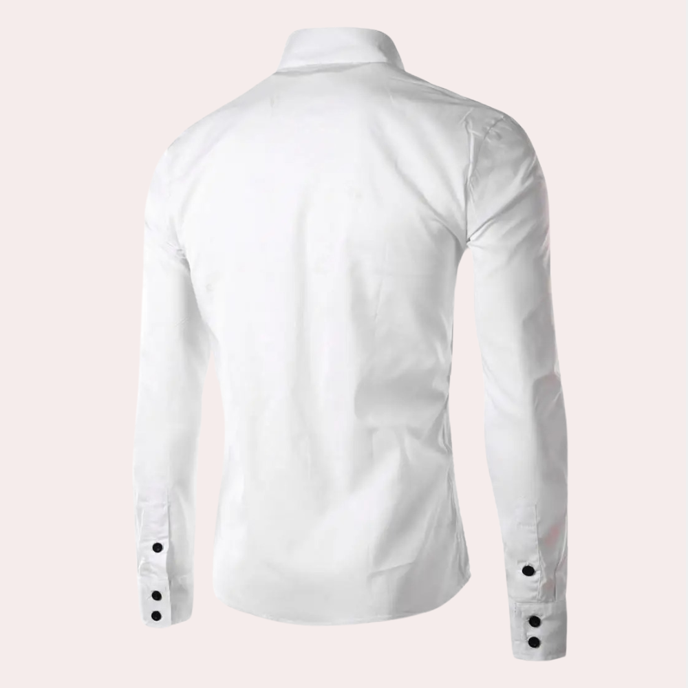 Dress Shirt | Slim Fit | Long Sleeve | Button-Up Shirt | Men's Shirt