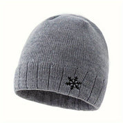 Men's Beanie - Warm - Fleece Lined - Knitted Beanie - Winter Hat