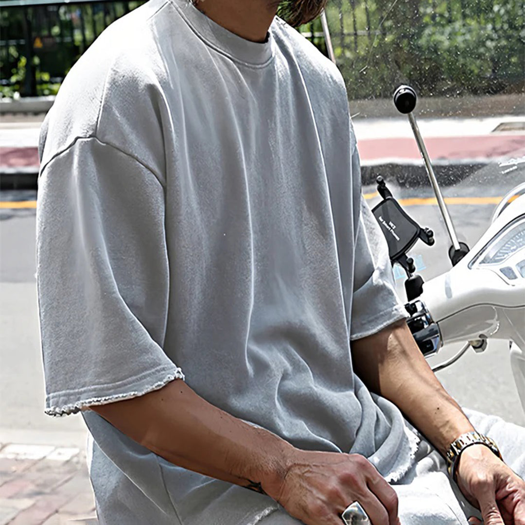 Shorts and Tshirt Set - Loose Fit - Oversized - Two-Piece Set - Men's Summer Clothes