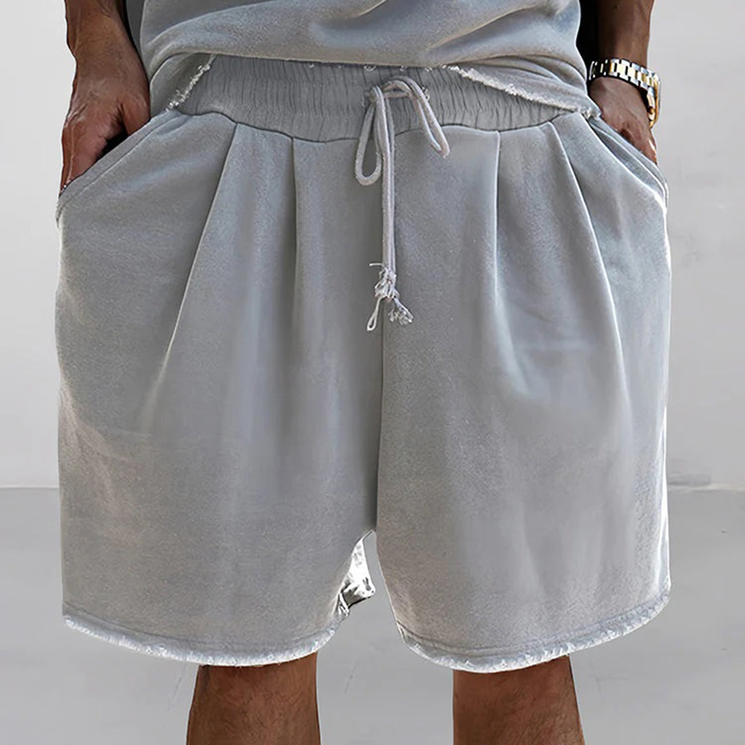 Shorts and Tshirt Set - Loose Fit - Oversized - Two-Piece Set - Men's Summer Clothes