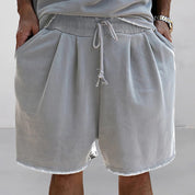 Shorts and Tshirt Set - Loose Fit - Oversized - Two-Piece Set - Men's Summer Clothes