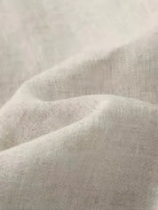 Linen Pants - Loose Fit - Elastic Waist - Summer Trousers - Men's White Pants-Broek man-Chaps of London-Chaps of London