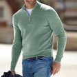 Half Zip Jumper | Knitted | Long Sleeve | Pullover Sweater | Mens Quarter Zip Sweaters