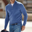 Half Zip Jumper | Knitted | Long Sleeve | Pullover Sweater | Mens Quarter Zip Sweaters