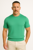 Knit T-Shirt | Round Neck | Regular Fit | Plain T-Shirt | Men's Clothing
