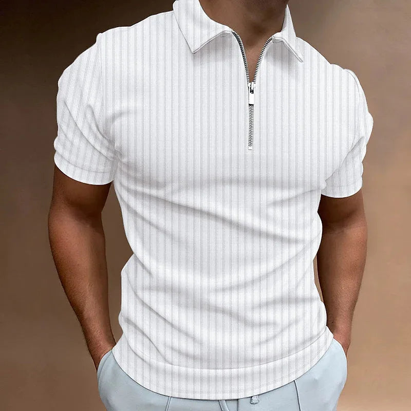 Luxurious Men's Polo With Zipper For Summer Spring-Southern-Taylor