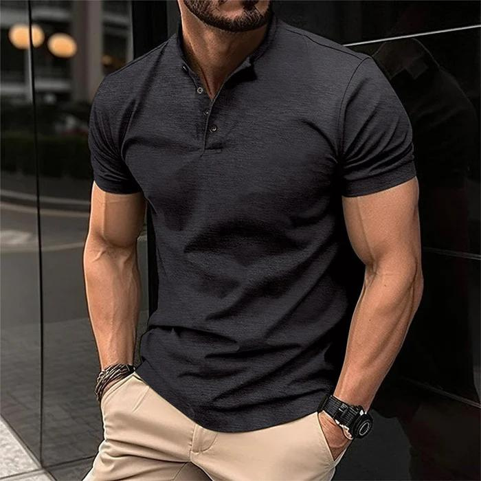 Luxury Musclefit – Button-down Polo Shirt For Men-Southern-Taylor