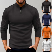 Men's Quarter Zip | Long Sleeve | Pullover | Half Zip Sweatshirt | Men's Quarter Zip Jumper