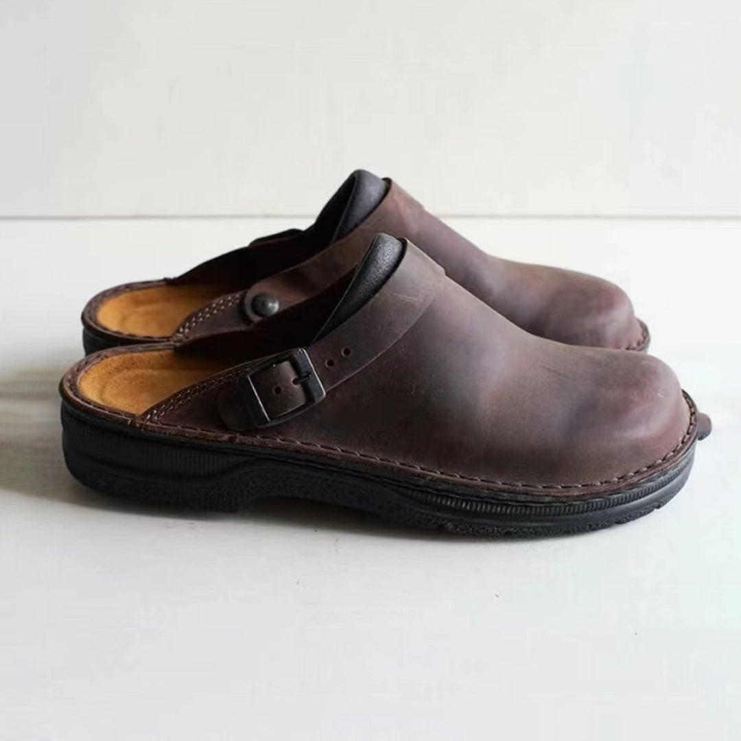 Clogs | Retro | Slip-On | Leather Clogs | Men's Shoes