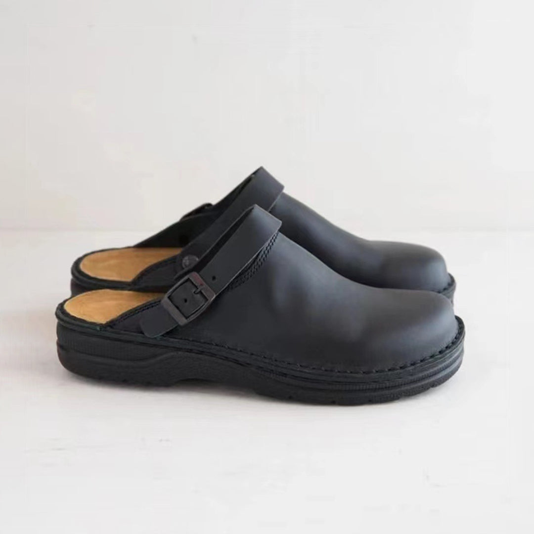 Clogs | Retro | Slip-On | Leather Clogs | Men's Shoes