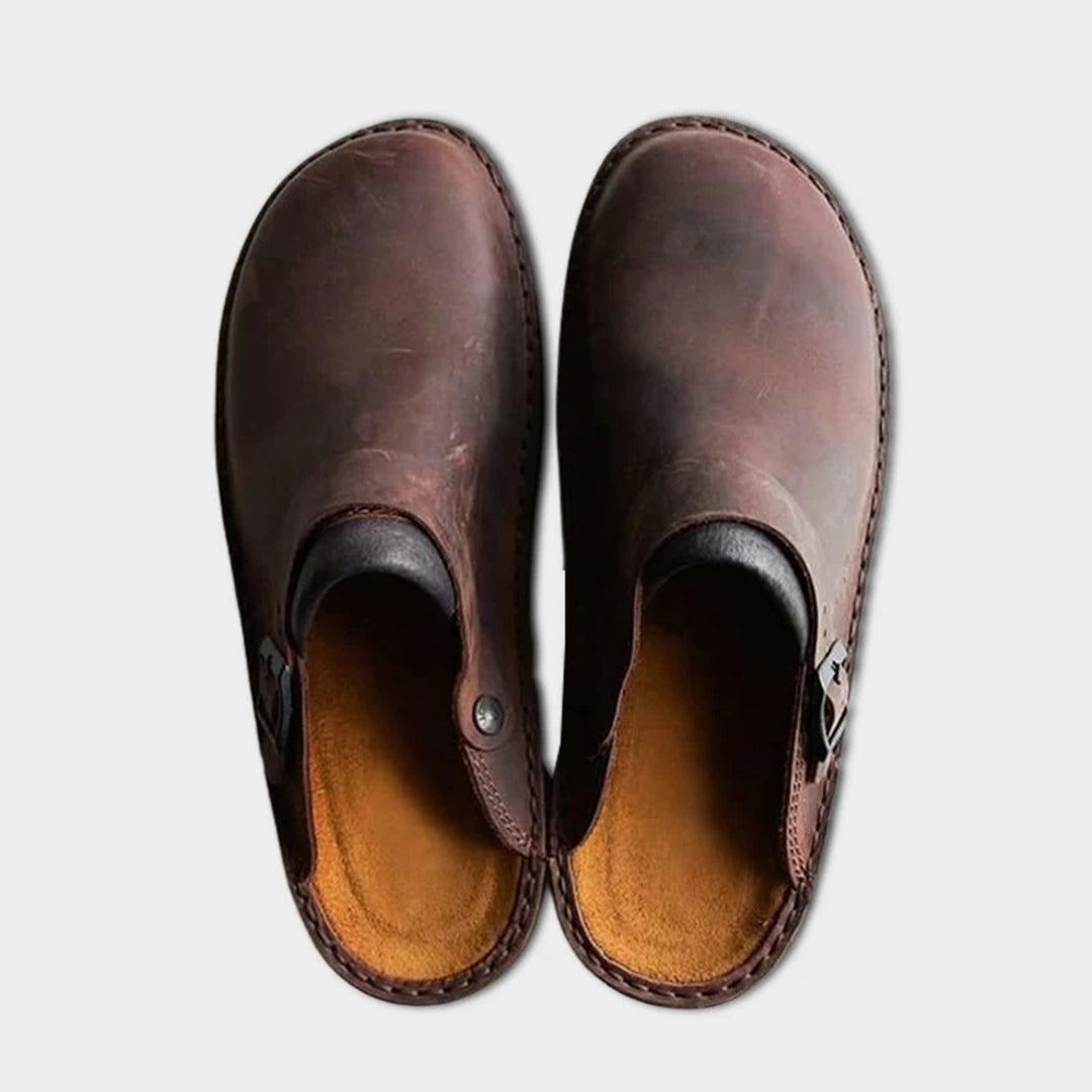 Clogs | Retro | Slip-On | Leather Clogs | Men's Shoes