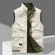 Cargo Vest | Sleeveless | Pockets | Work Vest | Men's Gilet